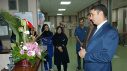 تبریک روز پرستار با حضور استاندار محترم استان مرکزی زیر عنوان	