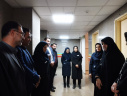 بازدید مشاور بانوان و خانواده  نماینده ولی فقیه در استان از بیمارستان امیرالمومنین(ع)