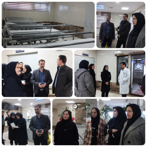 بازدید تیم مدیریتی از اورژانس سوختگی ،سوانح و پرتو